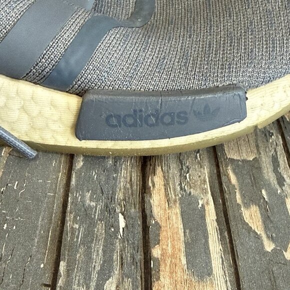 Adidas NMD R1 Women's Sneakers Running Shoe Athletic Footwear Raw Steel Sz 8 - Picture 3 of 8